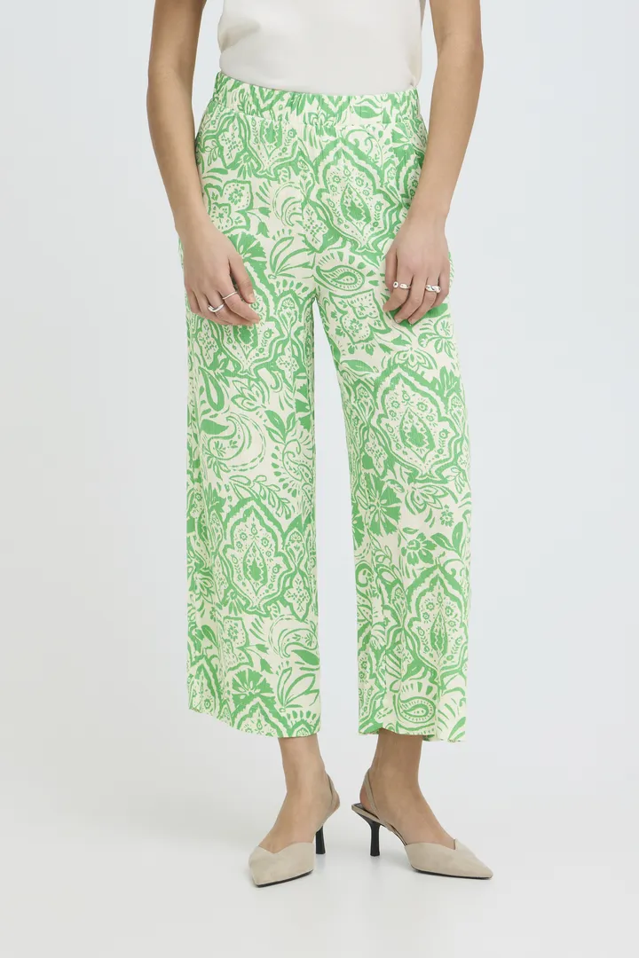 Maria Printed Trousers (Green) - Image 5