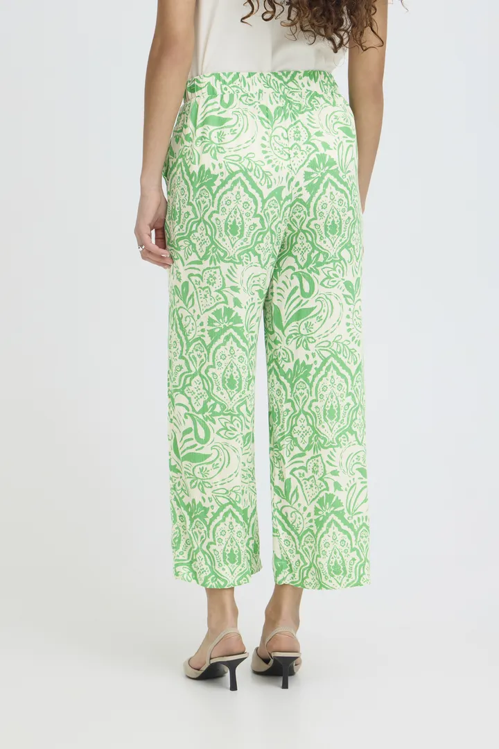 Maria Printed Trousers (Green) - Image 6