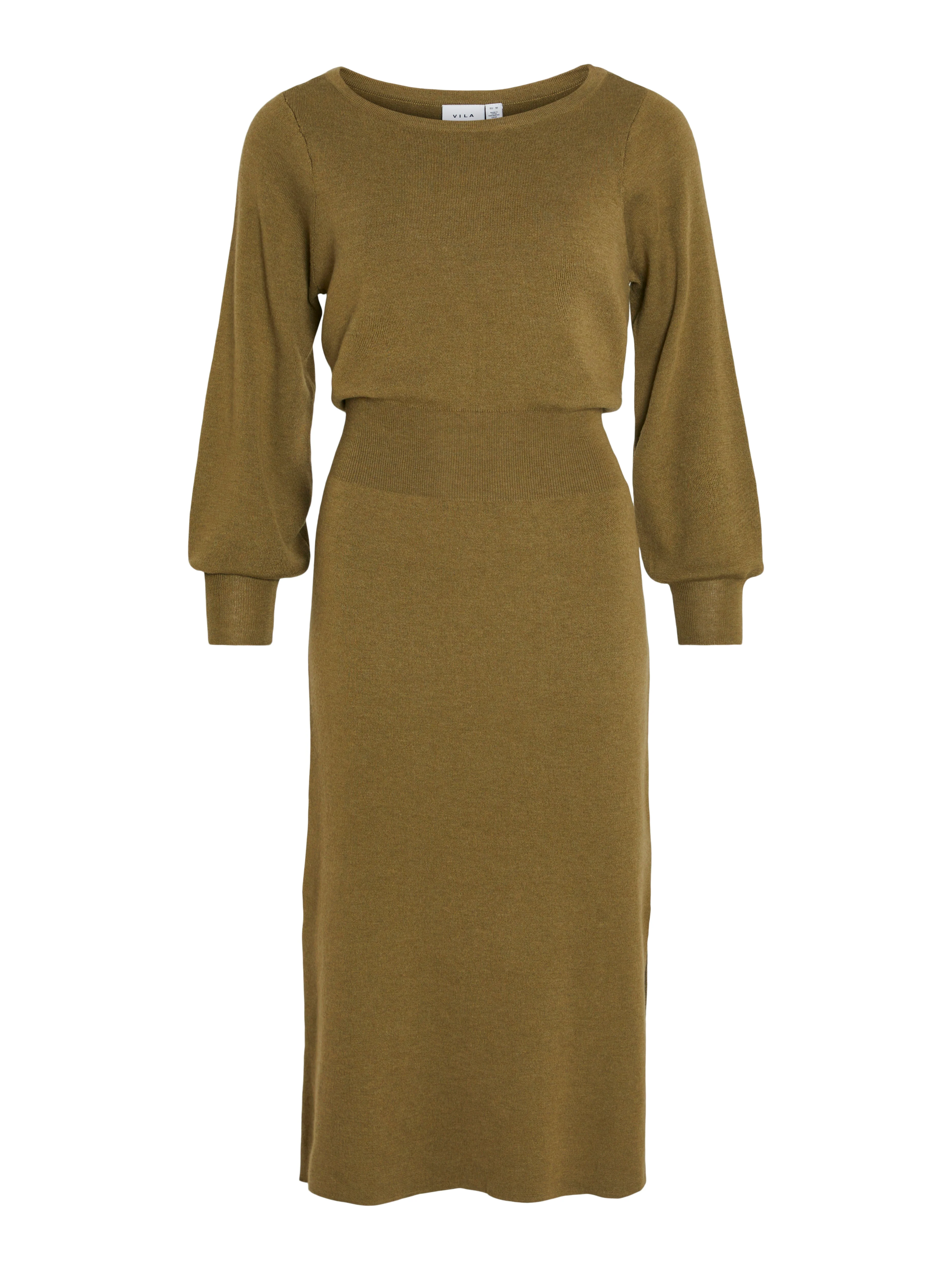 Marla Knit Dress (Gothic Olive/Melange) - Image 6