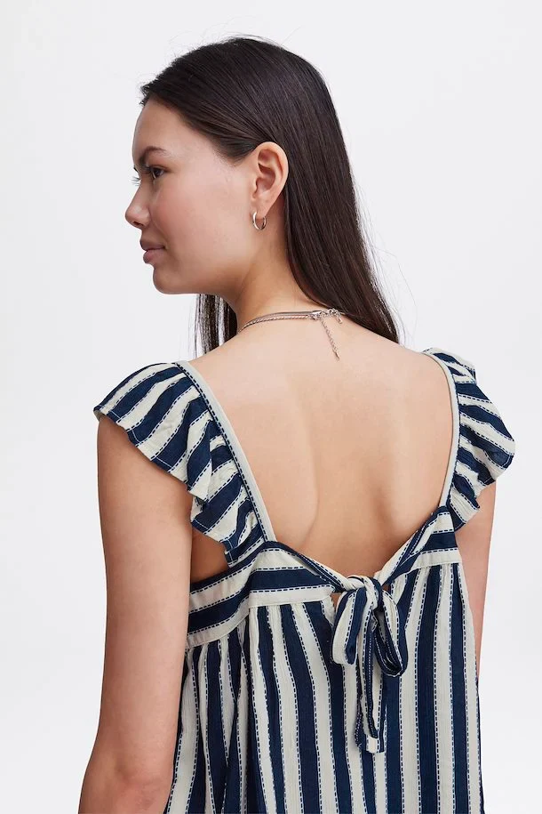 Marrakech Square Neck Top (Total Eclipse Stripe) - Image 6