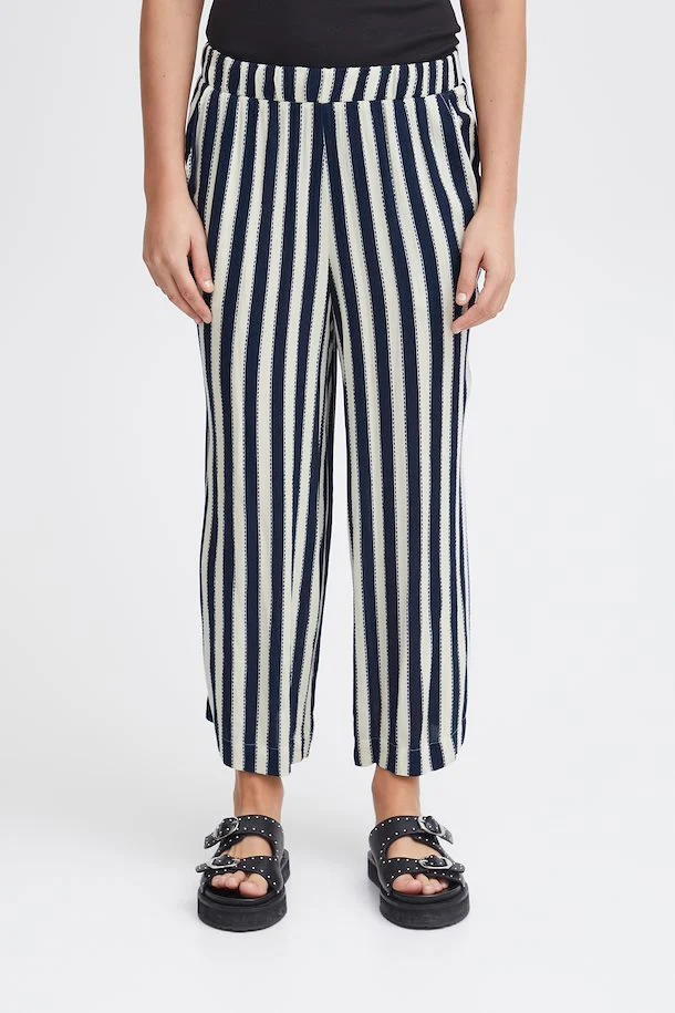 Marrakech Wide Leg Pants (Total Eclipse Stripe) - Image 2