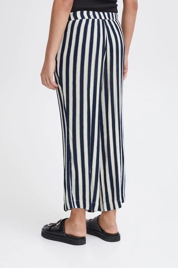 Marrakech Wide Leg Pants (Total Eclipse Stripe) - Image 3