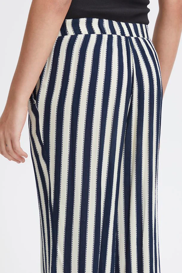 Marrakech Wide Leg Pants (Total Eclipse Stripe) - Image 5