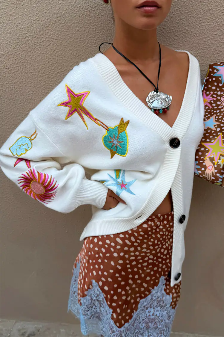 Martha Dreamer Cardigan (Cream) - Image 3