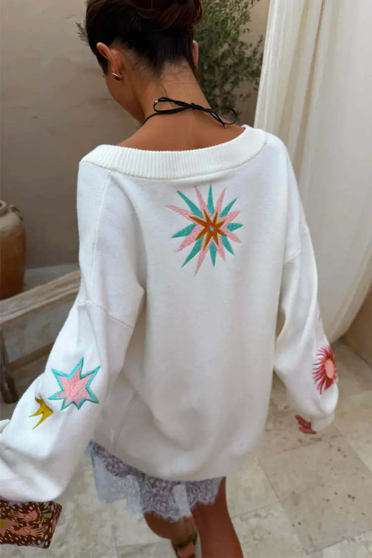 Martha Dreamer Cardigan (Cream) - Image 5