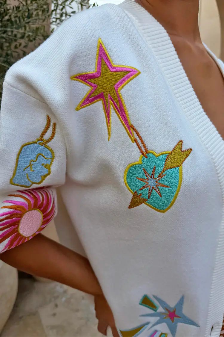 Martha Dreamer Cardigan (Cream) - Image 8