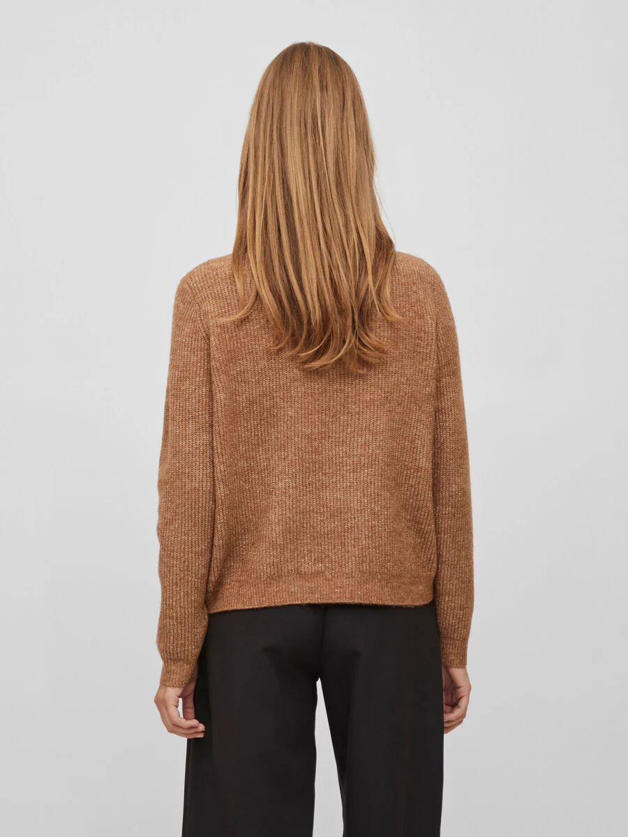 Mathilda Zip Neck Jumper (Toasted Coconut) - Image 5