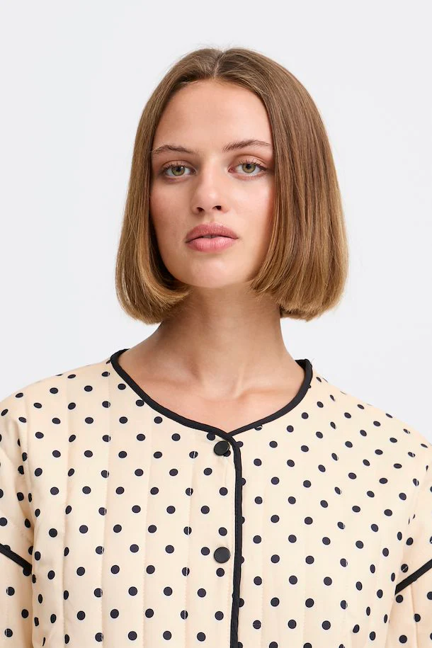 Maura Jacket (Creme/Black Dots) - Image 5