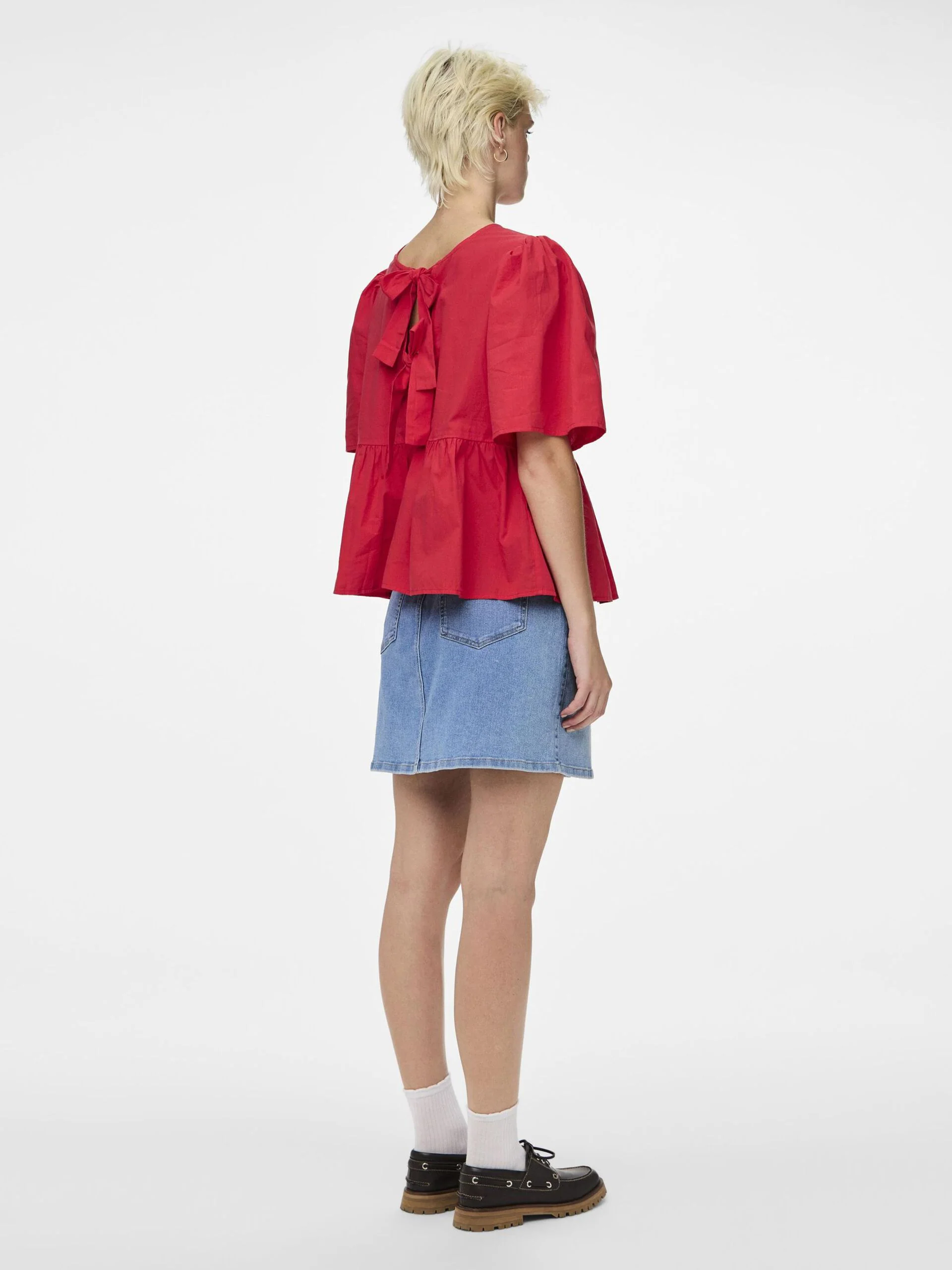 Maya Bow Top (High Risk Red) - Image 2