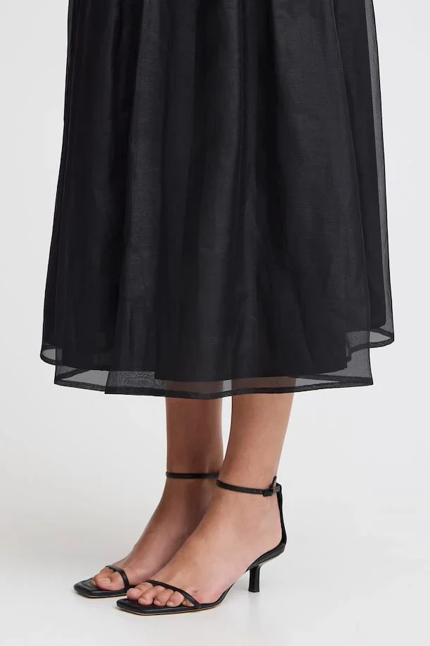 Meko Midi Skirt (Black) - Image 4