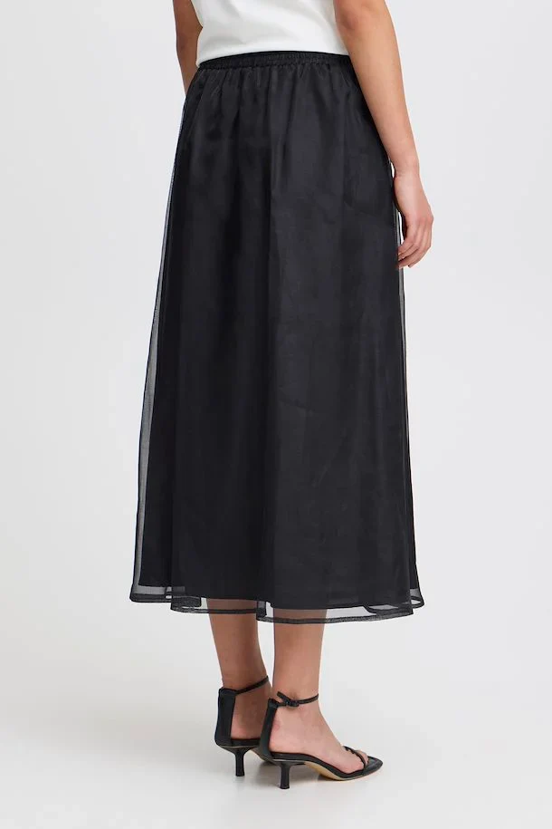 Meko Midi Skirt (Black) - Image 5
