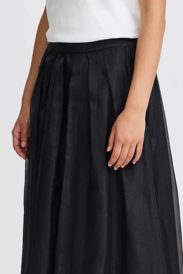 Meko Midi Skirt (Black) - Image 6