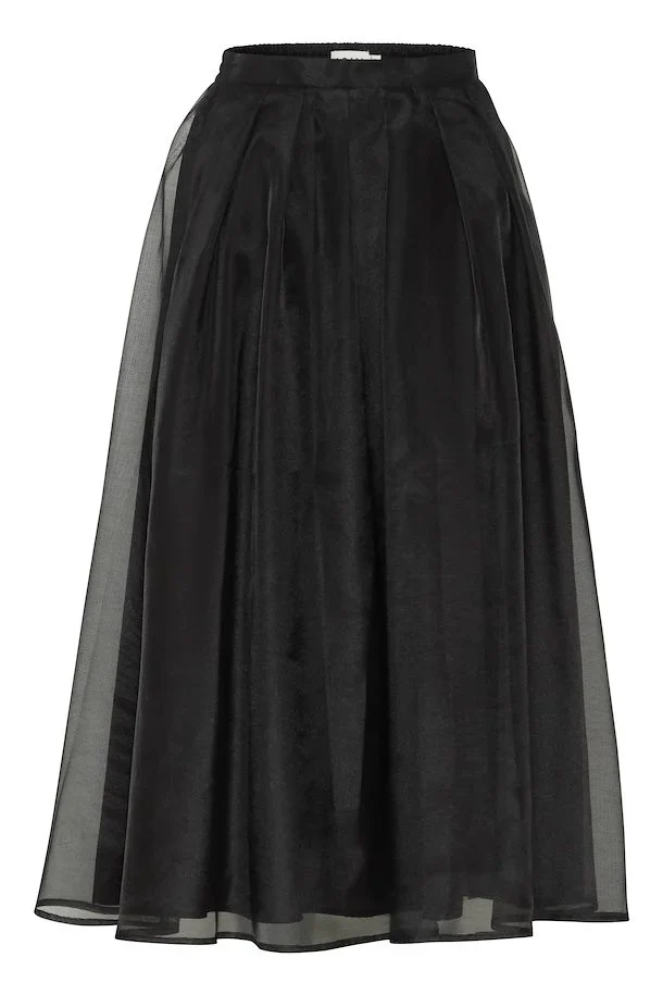 Meko Midi Skirt (Black) - Image 8