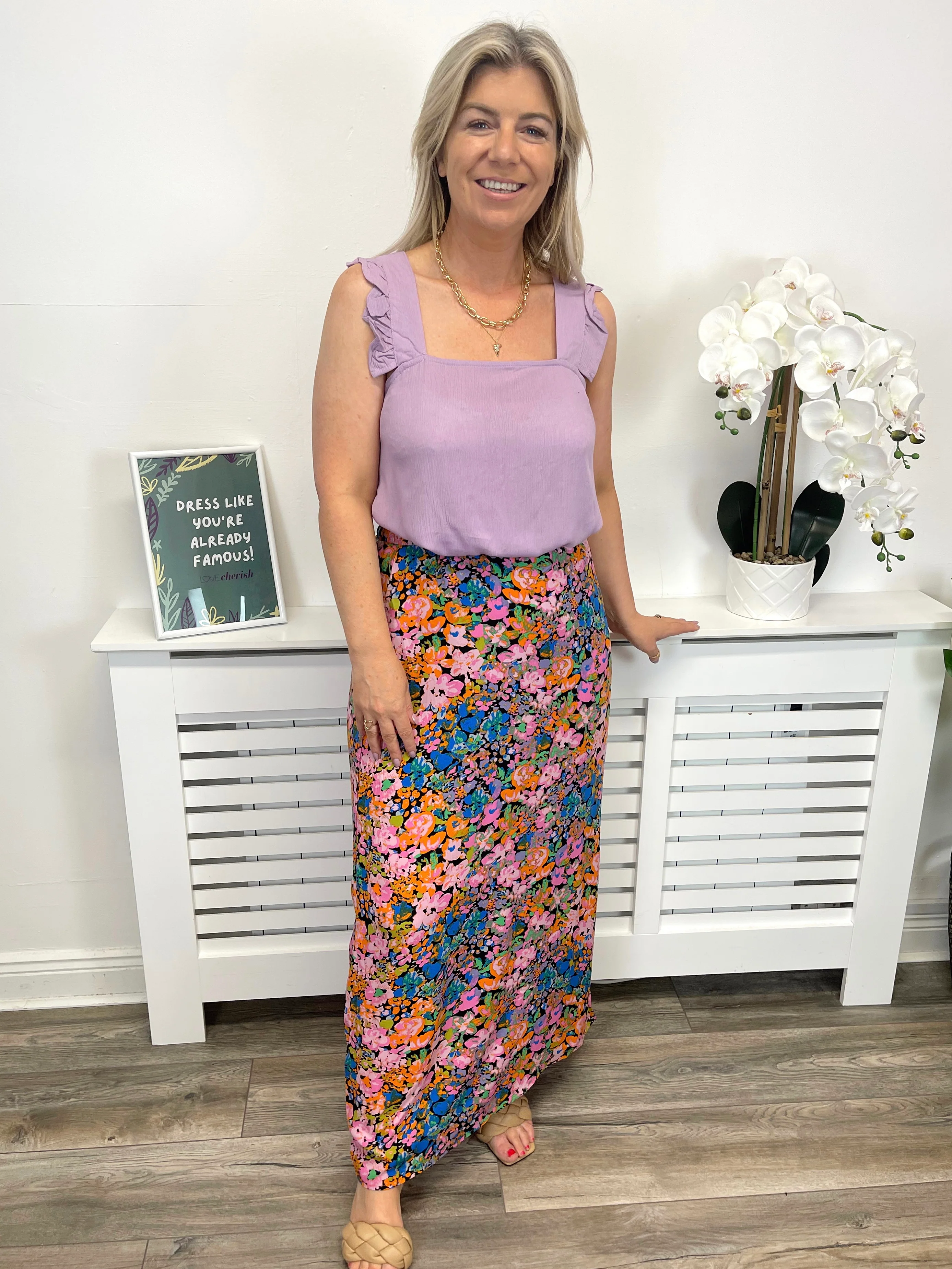Melaney Midi Skirt (Multi) - Image 2