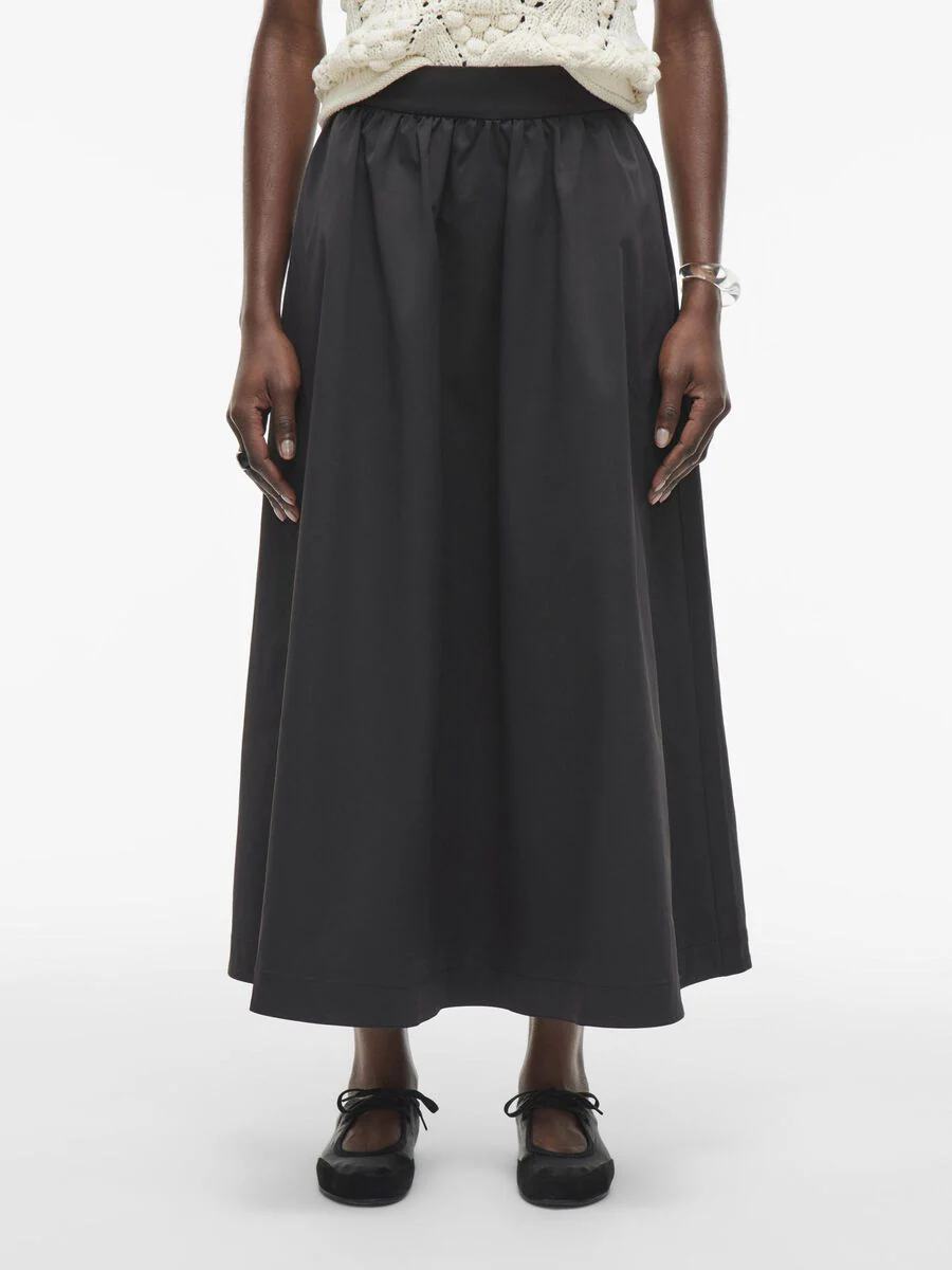 Melissa High Waisted Maxi Skirt (Meteorite) - Image 3