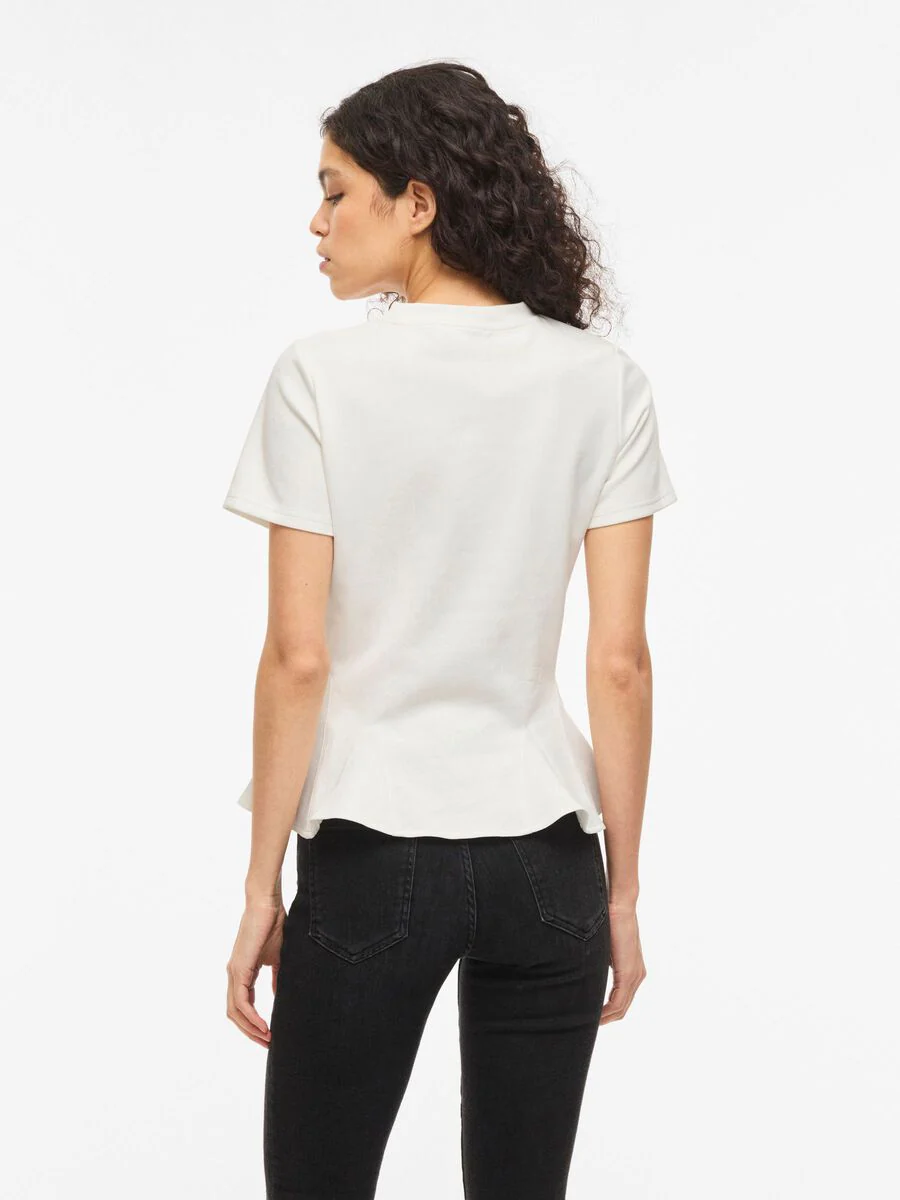 Mera Peplum T-Shirt (Snow White) - Image 3