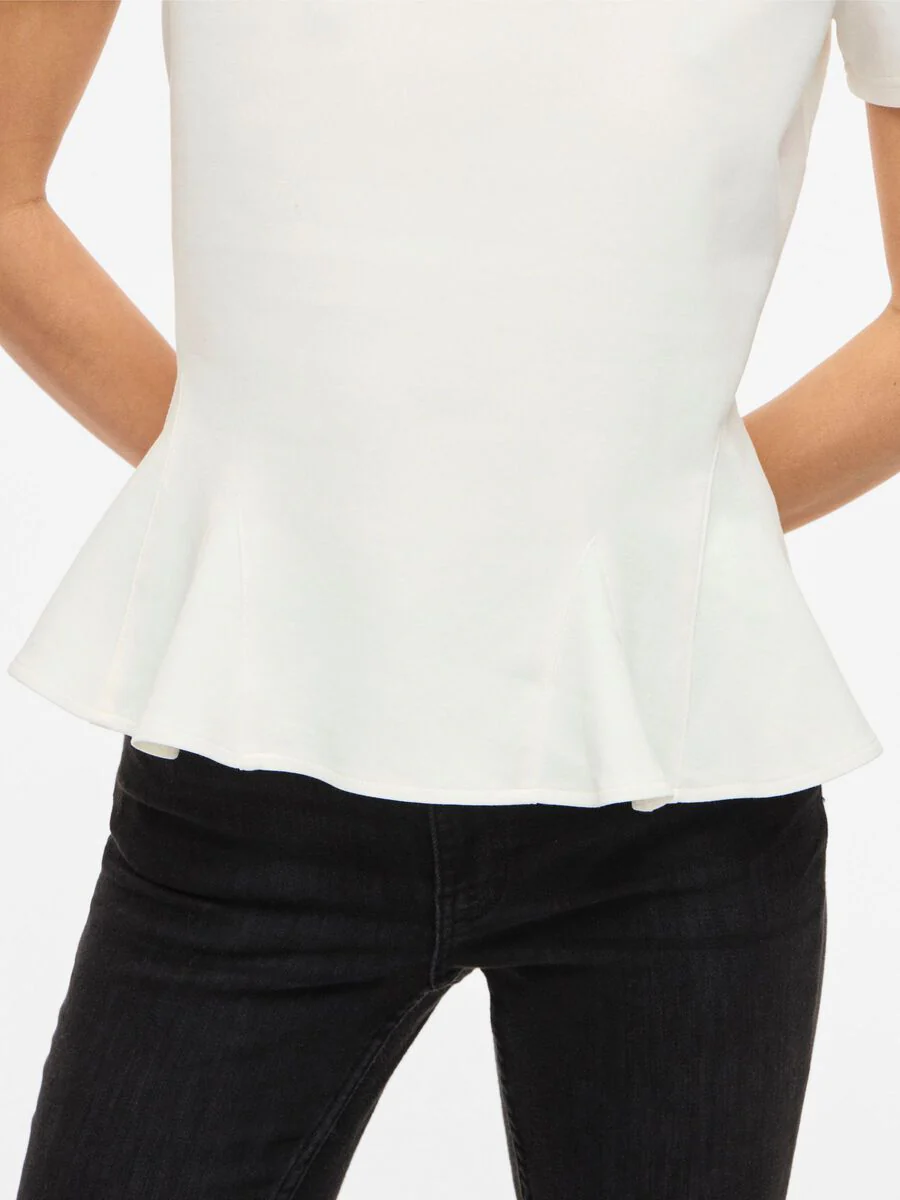 Mera Peplum T-Shirt (Snow White) - Image 4