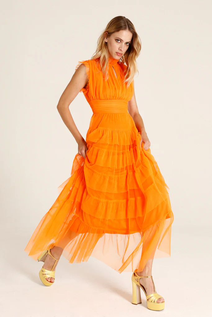 METIS DRESS (ORANGE) - Image 3