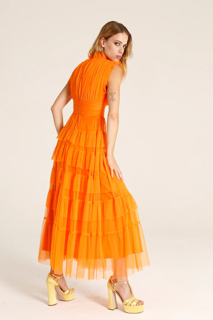 METIS DRESS (ORANGE) - Image 4