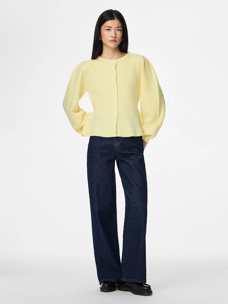 Milly Cardigan (Pale Banana/Melange) - Image 2