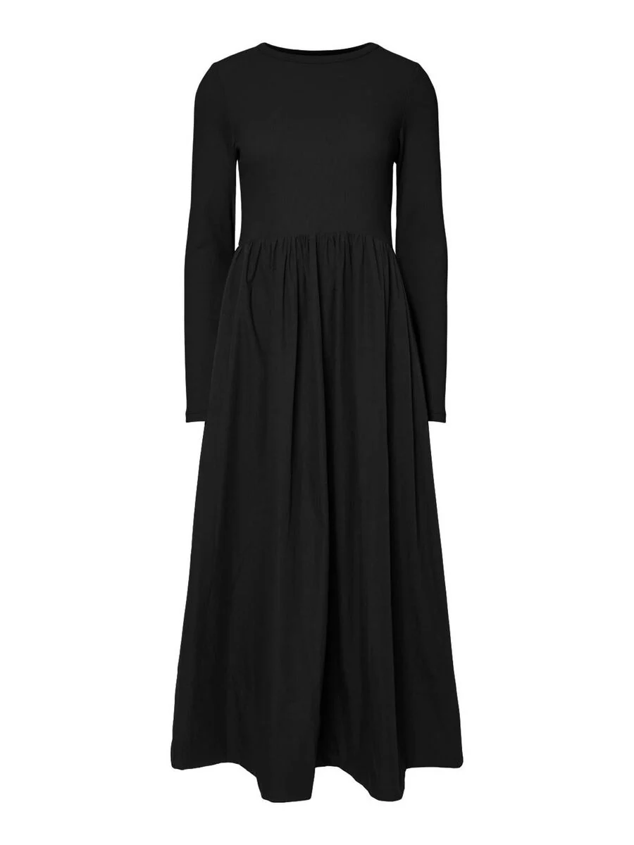 Mira Long Dress (Black) - Image 2