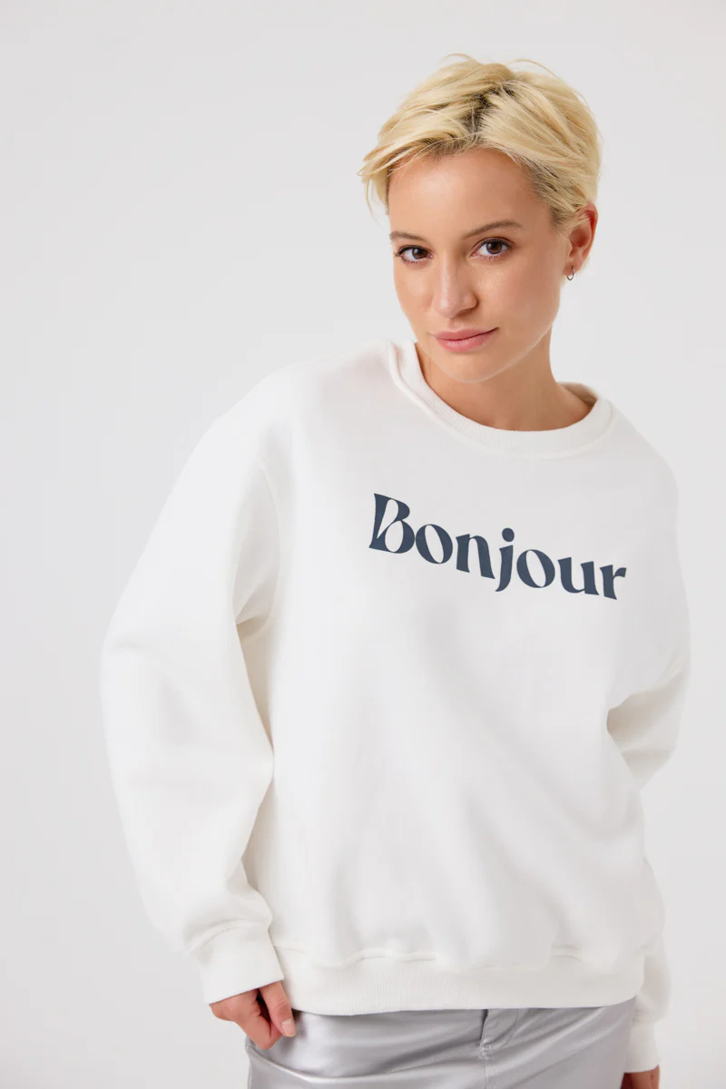 Mireille Sweatshirt (Off White) - Image 2