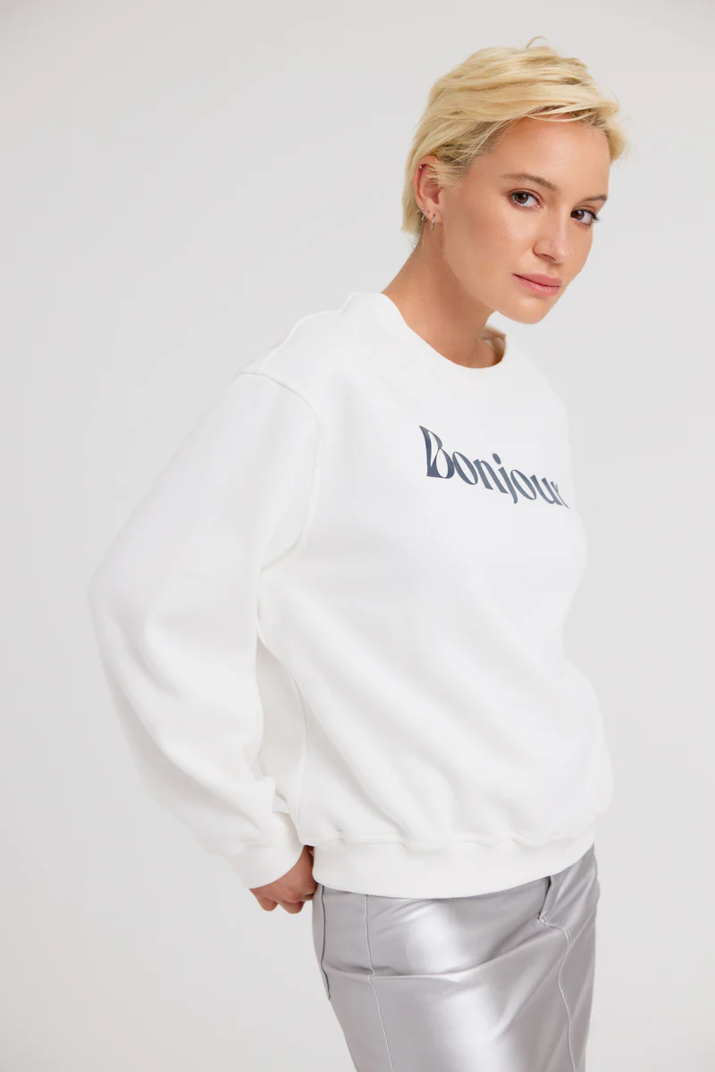 Mireille Sweatshirt (Off White) - Image 4