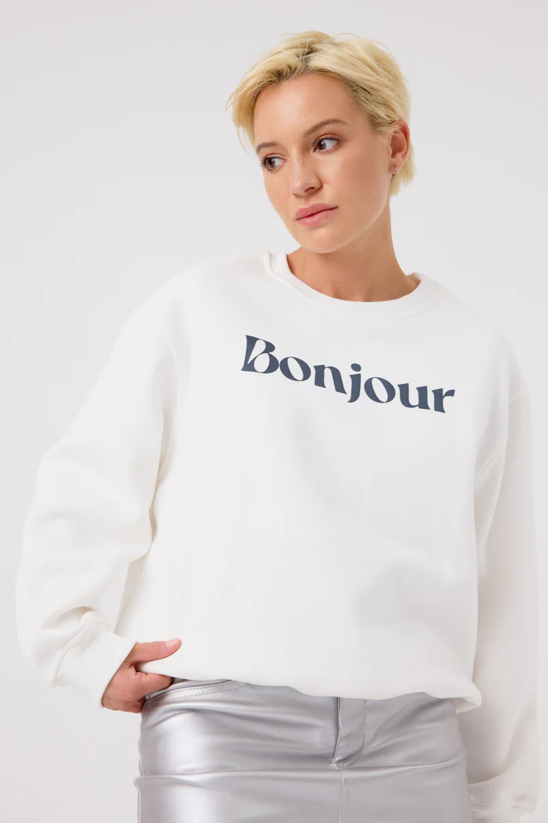 Mireille Sweatshirt (Off White) - Image 5