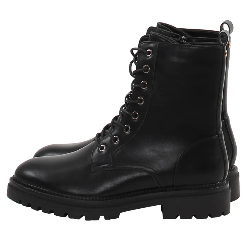 Mona Flat Boot (Black) - Image 4
