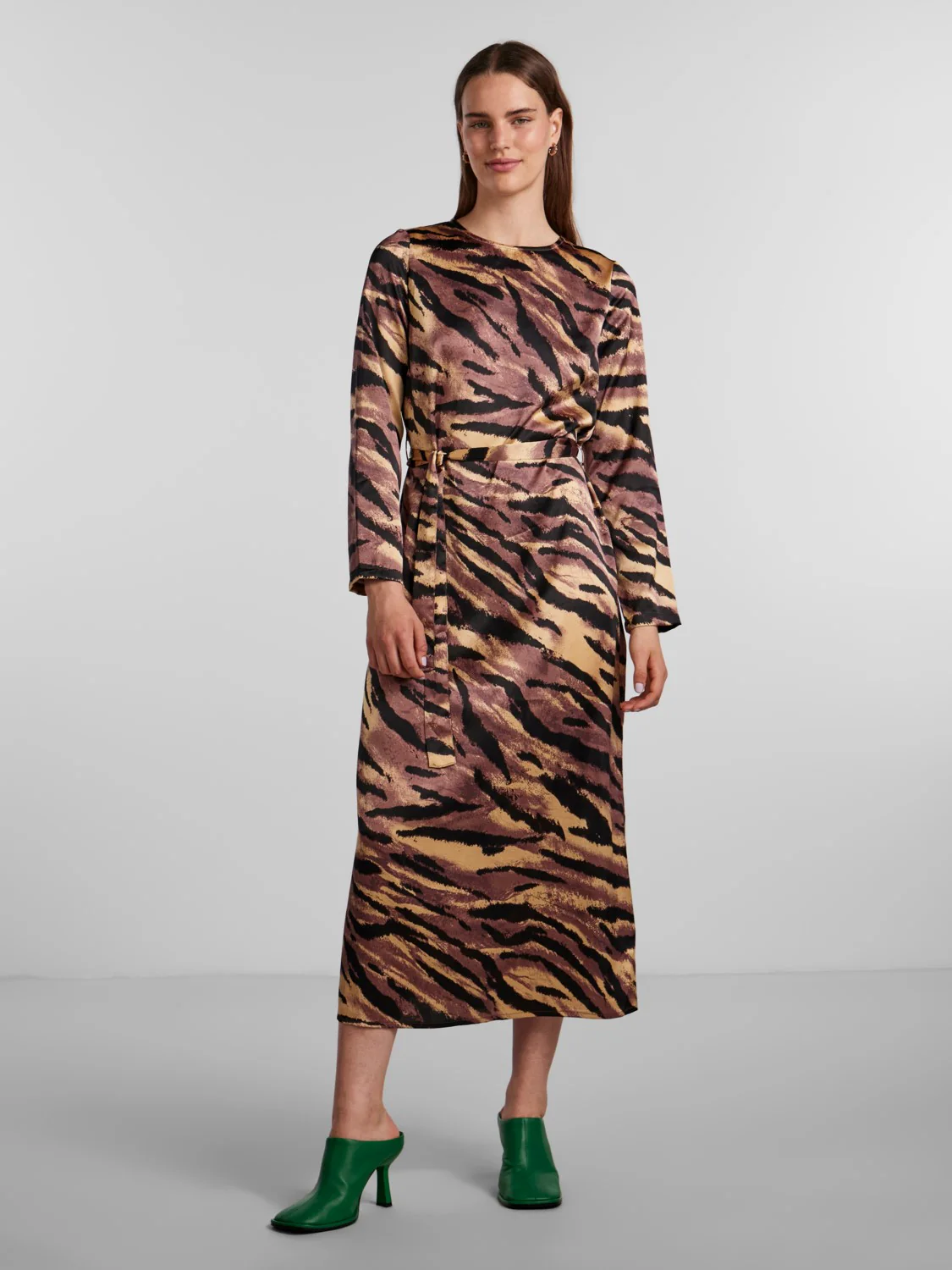 Monalise Dress ( Chicory Coffee TIGER) - Image 2