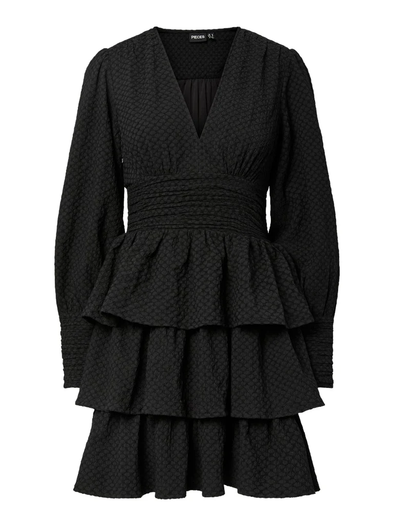 Monika Mini Dress (Black) - Image 2