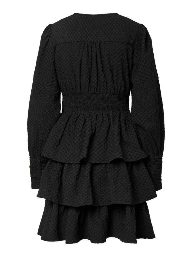 Monika Mini Dress (Black) - Image 3