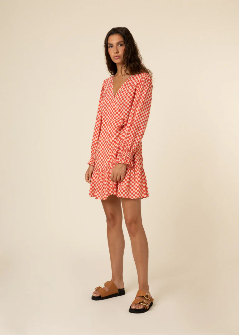 Monique Dress (Red) - Image 2