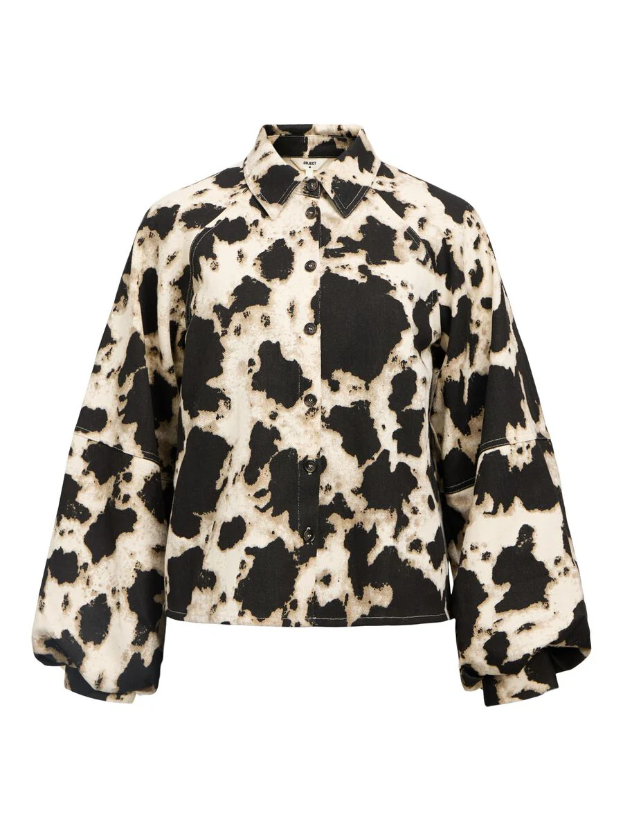 Montana Printed Jacket (Black/Cloud Dancer) - Image 6