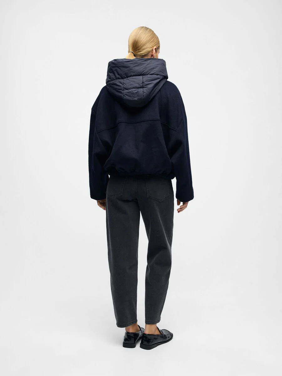 Moore Wool Bomber Jacket (Sky Captain) - Image 5