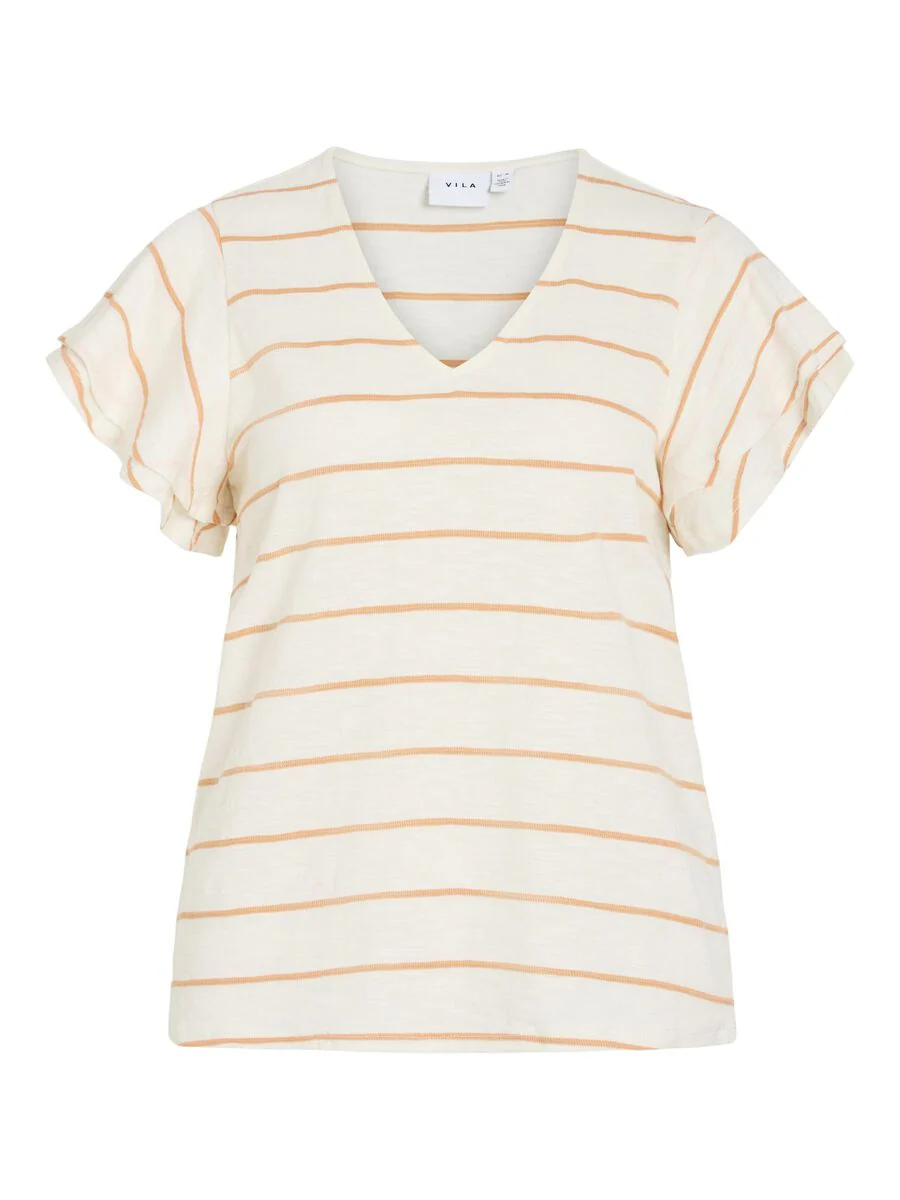 Morley T-Shirt (Birch/Cadmium Orange) - Image 6
