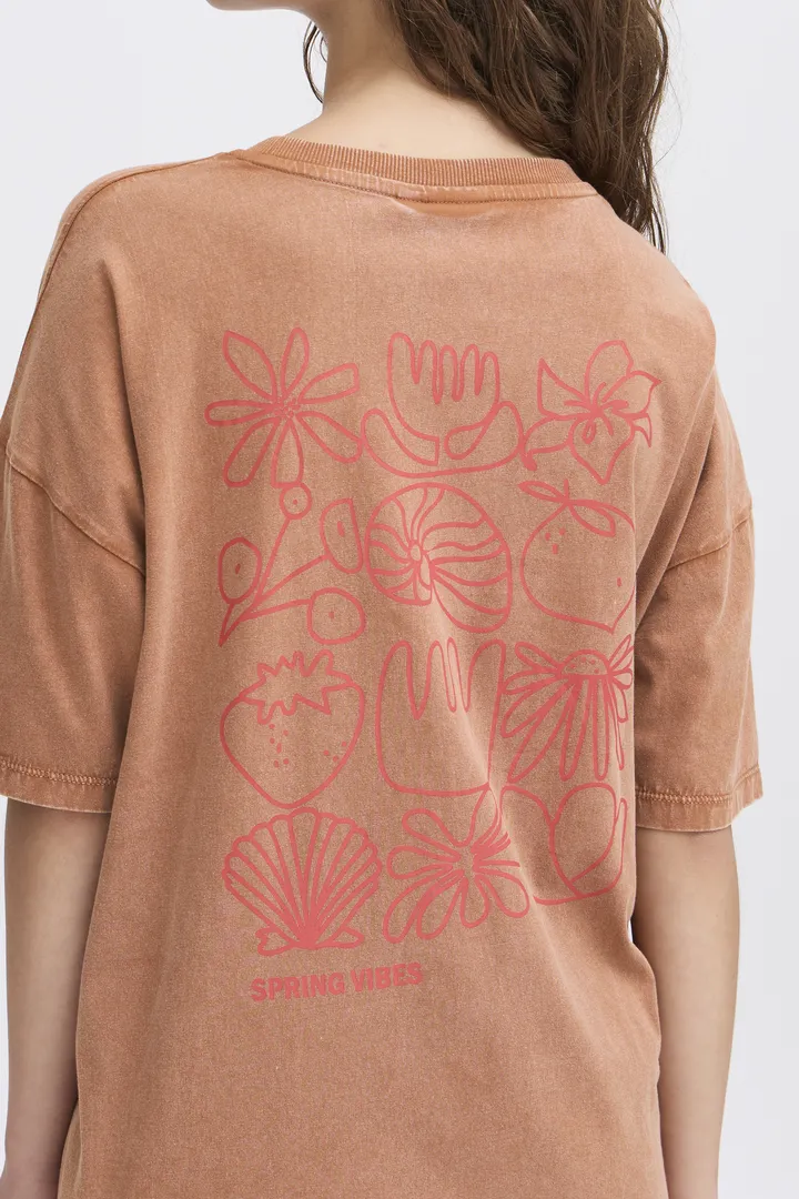 Naba T-Shirt (Brown Patina) - Image 5