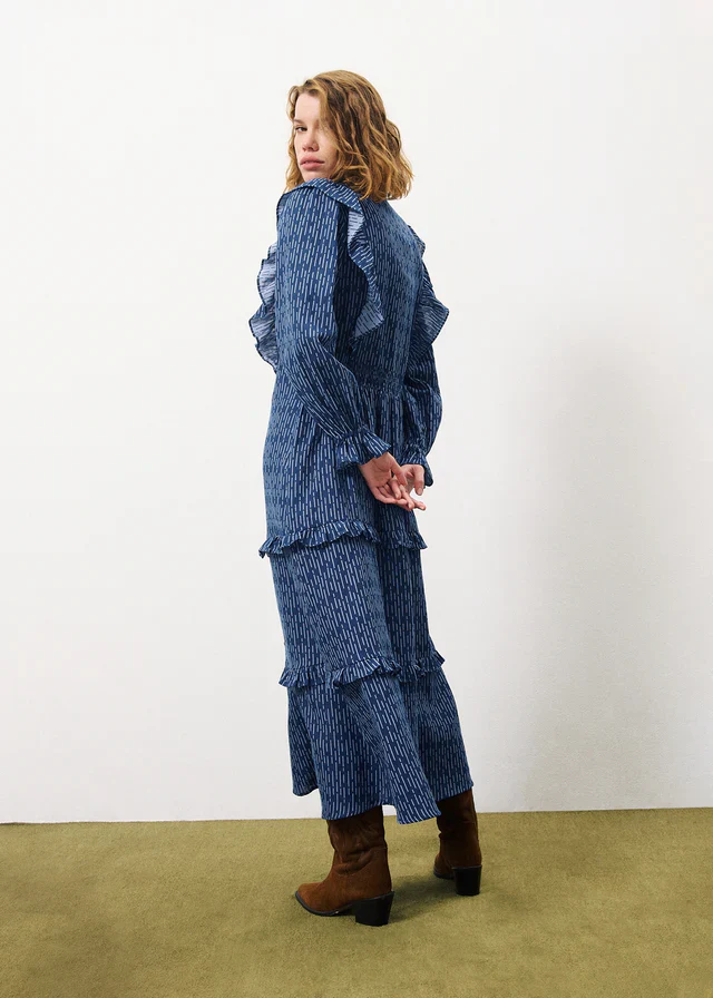 Nais Midi Dress (Electric Blue) - Image 5