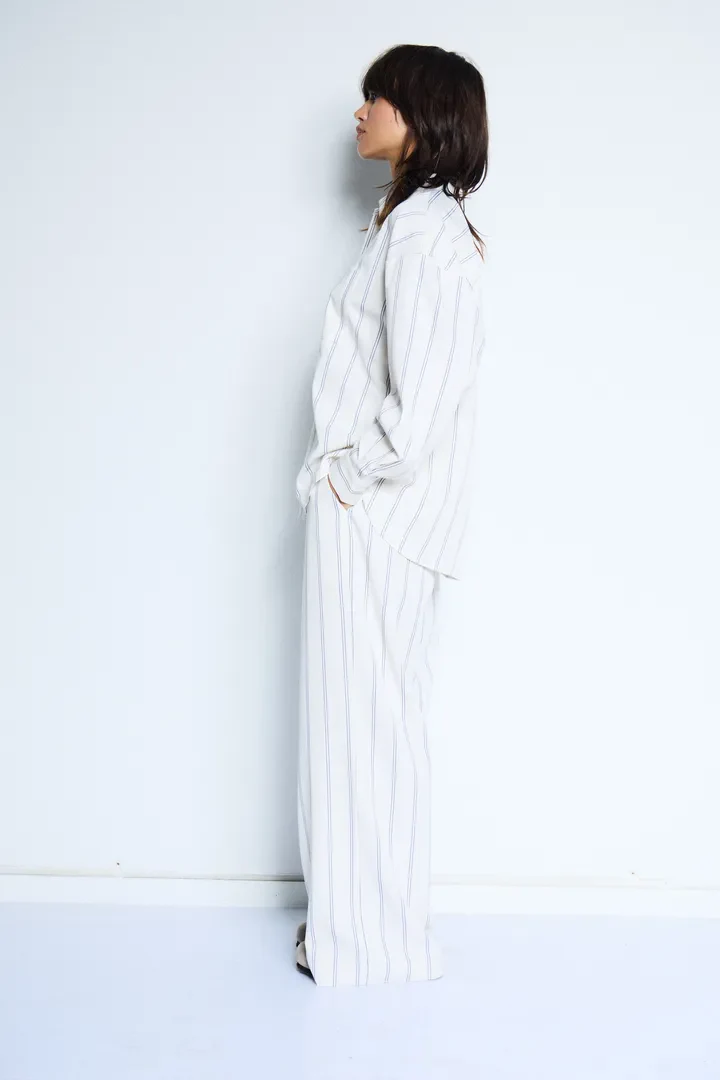 Nancy Shirt (Birch/Blue) - Image 3