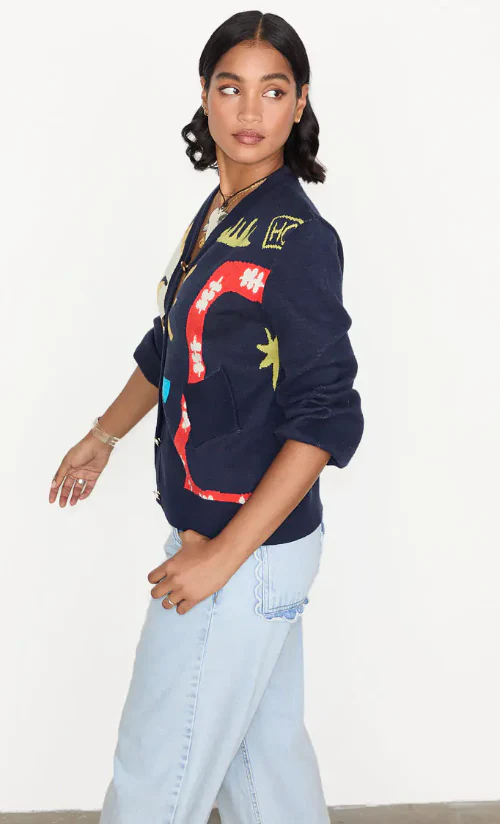 Navy Sundazed Summer Bomber (Navy) - Image 5