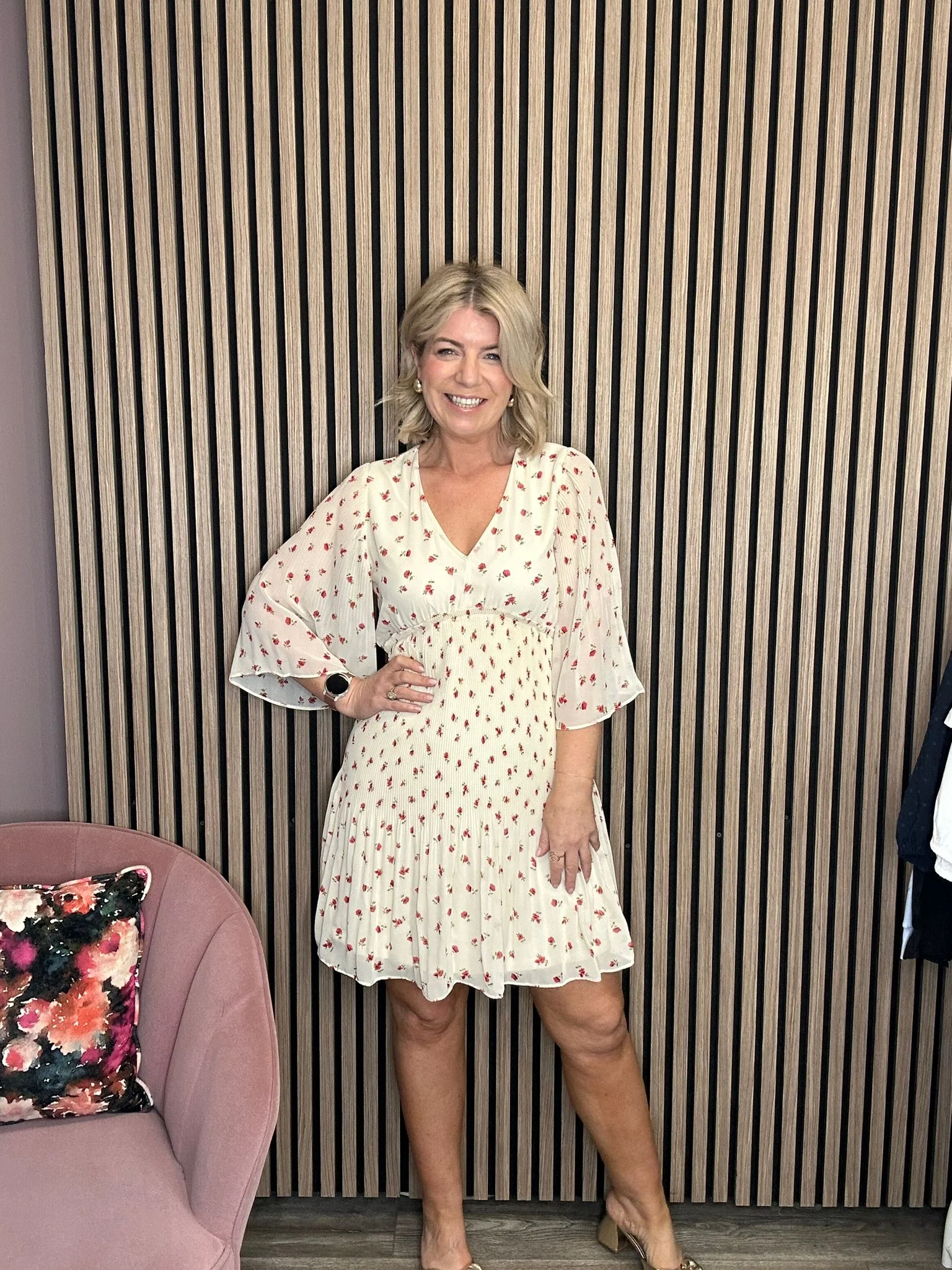Neala Dress (Geranium Flower Dress)