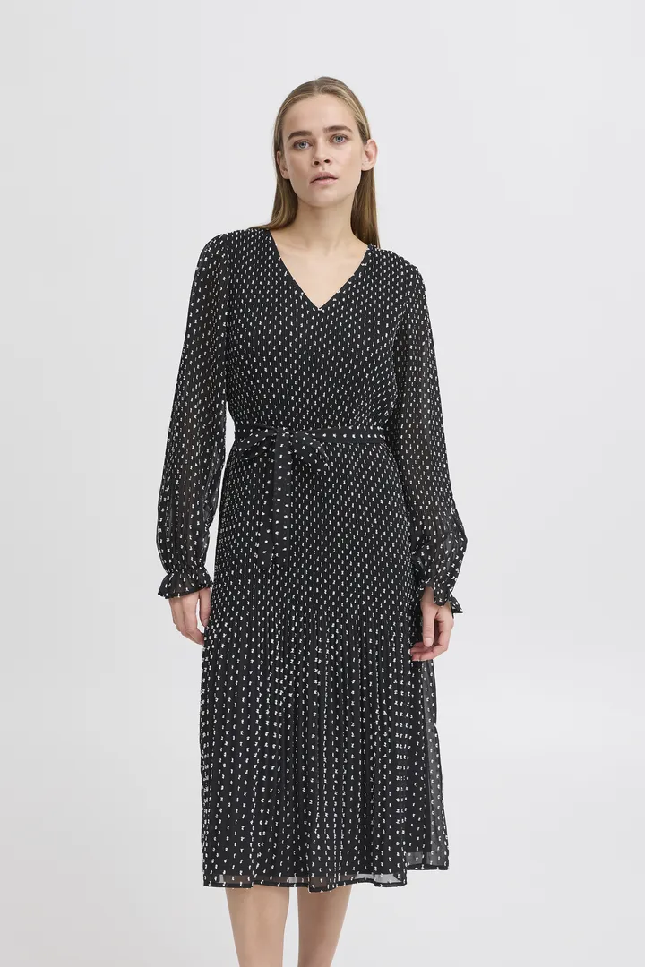 Nelly Dress (Black/White) - Image 2