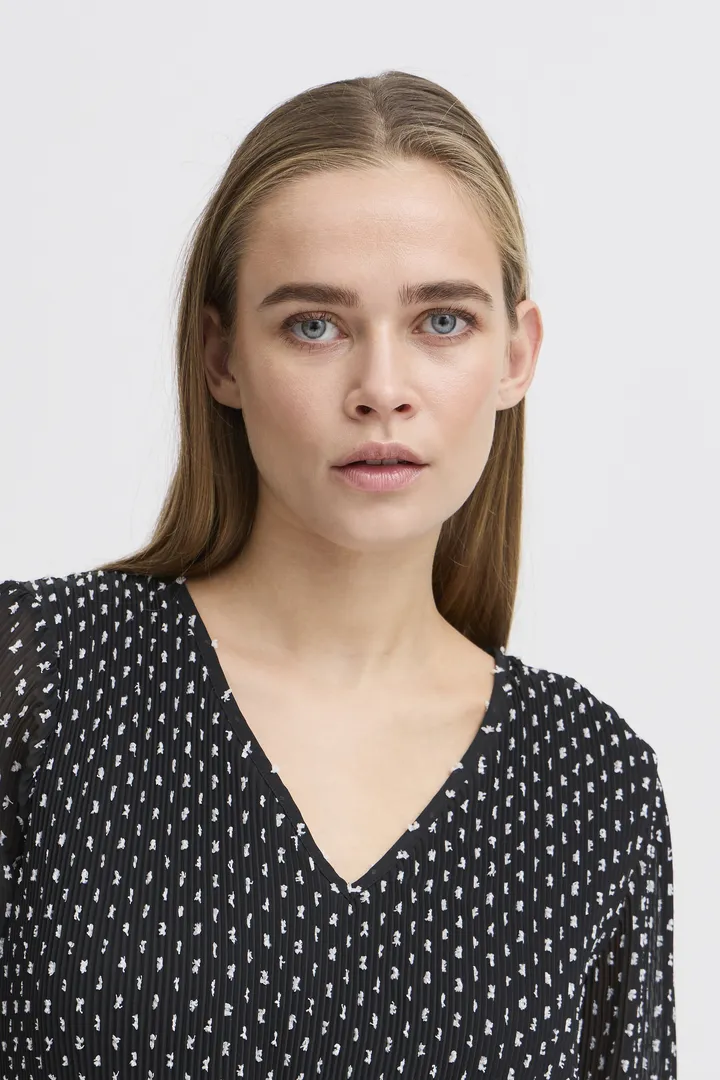 Nelly Dress (Black/White) - Image 3