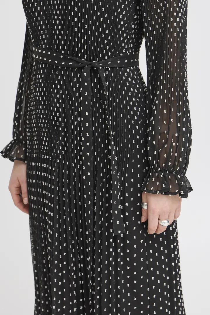 Nelly Dress (Black/White) - Image 4