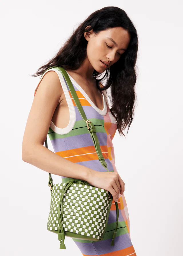 NEVIN SLEEVELESS KNIT DRESS (MULTICOLOUR) - Image 4