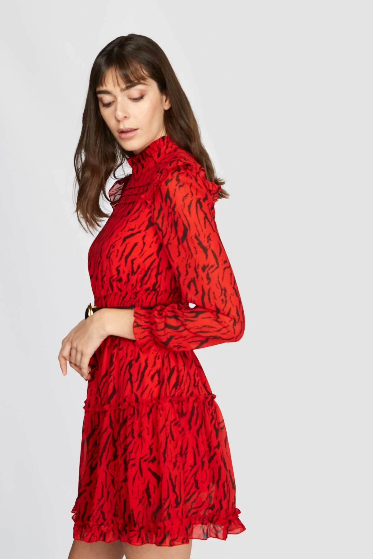 Nika Dress (Red) - Image 3