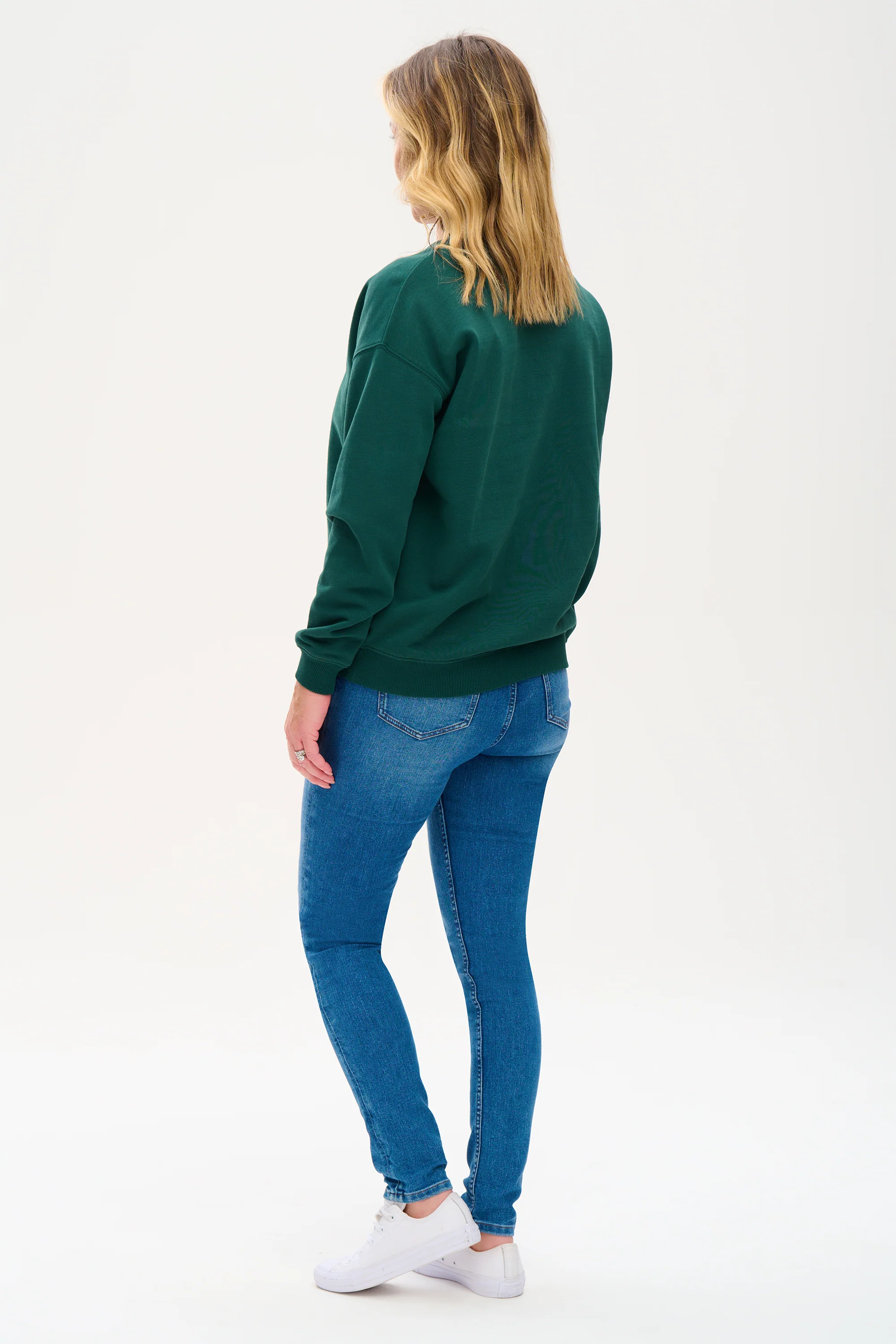 Noah Sweatshirt - Dark Green, Wild Lightning - Image 2