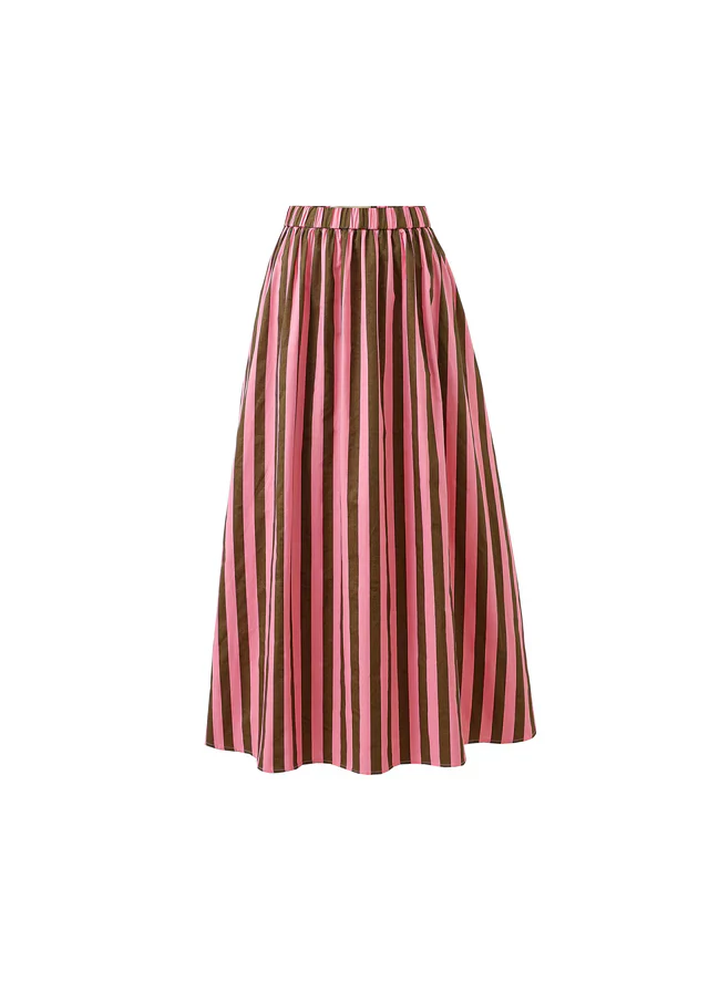 Noalig Maxi Skirt (Pink/Brown) - Image 4