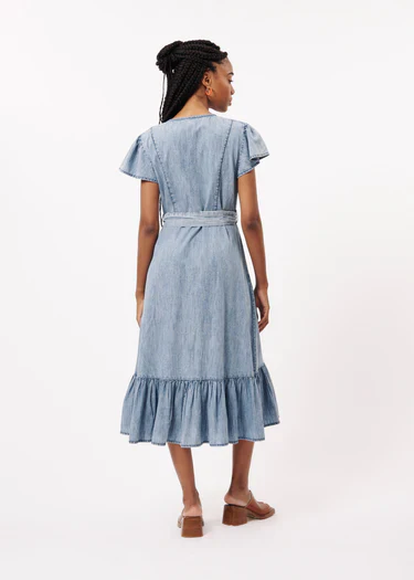 NOLENE DRESS (DENIM BLUE) - Image 5