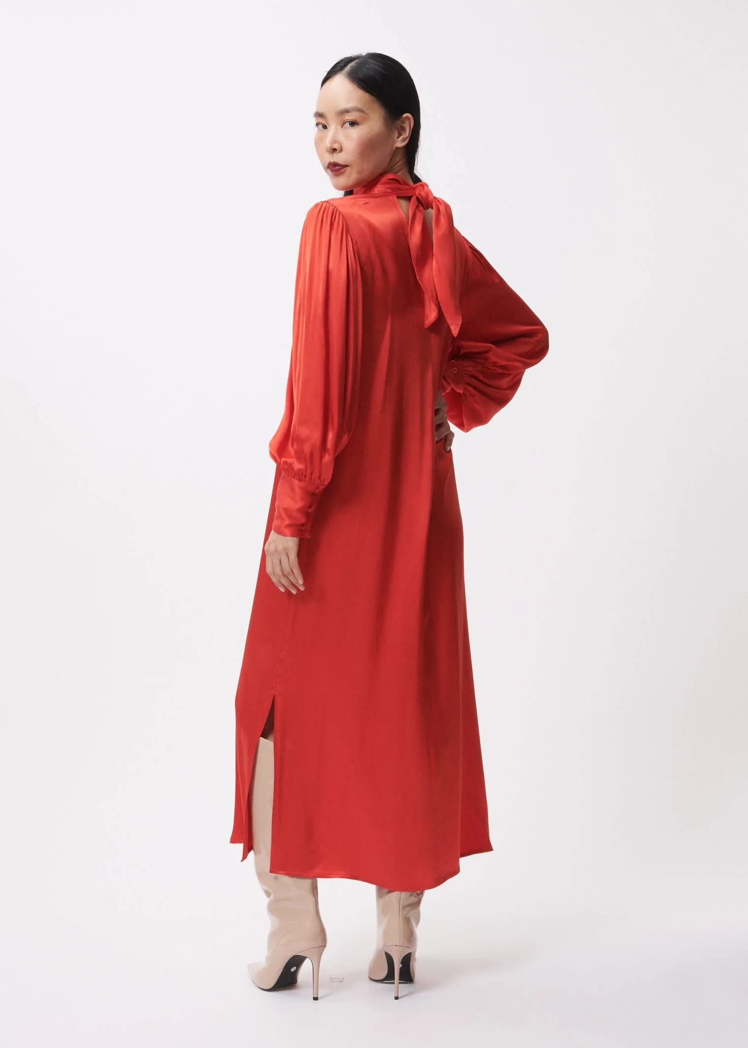 NOOR DRESS (RED) - Image 3